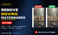 Remove Moving Watermarks in 3 Minutes — AI Tool, No Upload (Looep Video Repair)
